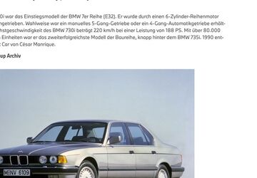 BMW 730 118.781 km 16.781 &euro; Schwelm 58332