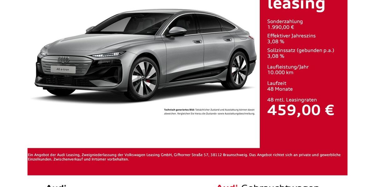 Audi A6 e-tron 10.198 km 53.533 &euro; Dortmund 44143