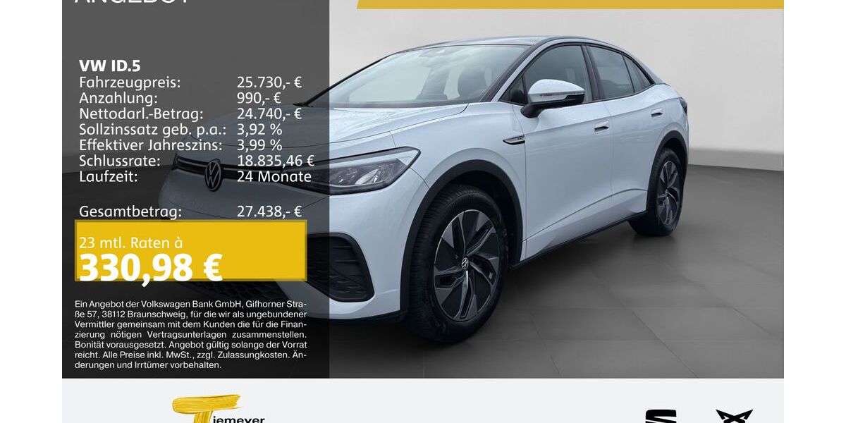 VW ID.5 57.416 km 24.480 &euro; Hemer 58675