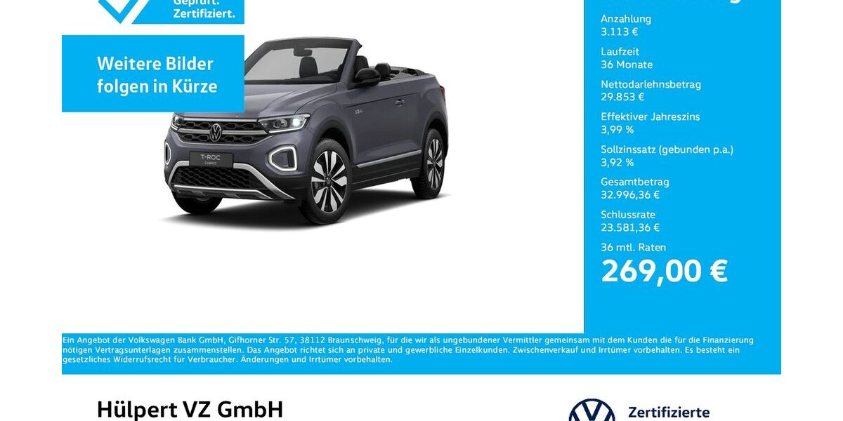 VW T-Roc 4.371 km 32.966 &euro; Dortmund 44379