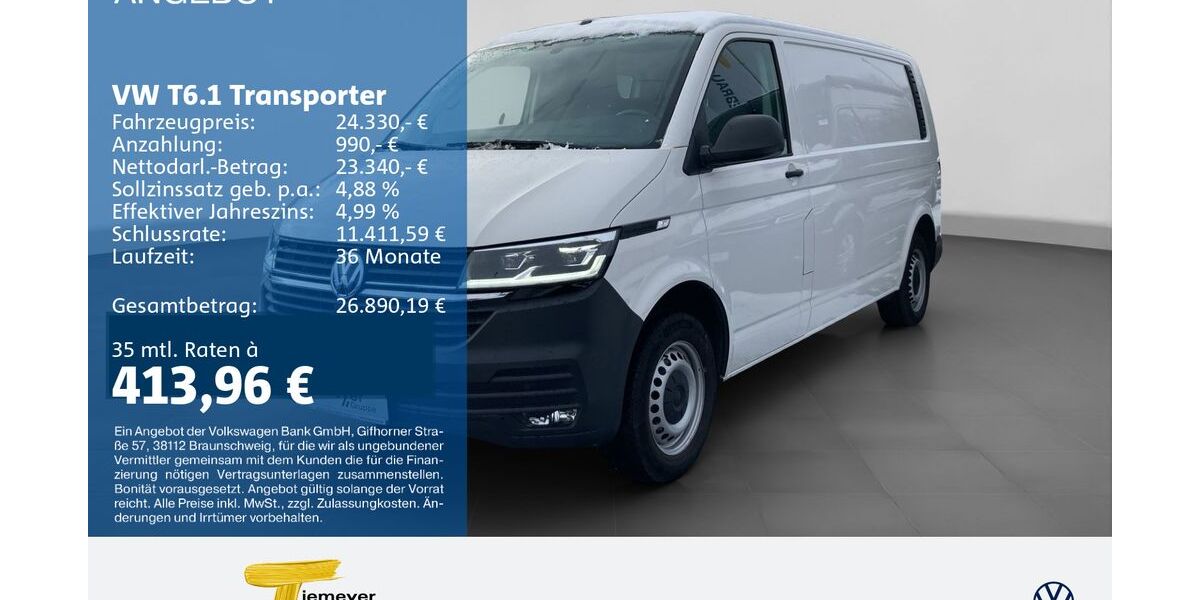 VW T6 Transporter 115.336 km 22.330 &euro; Bochum 44892