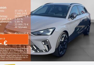 Cupra Leon 28.636 km 36.870 &euro; Recklinghausen 45663