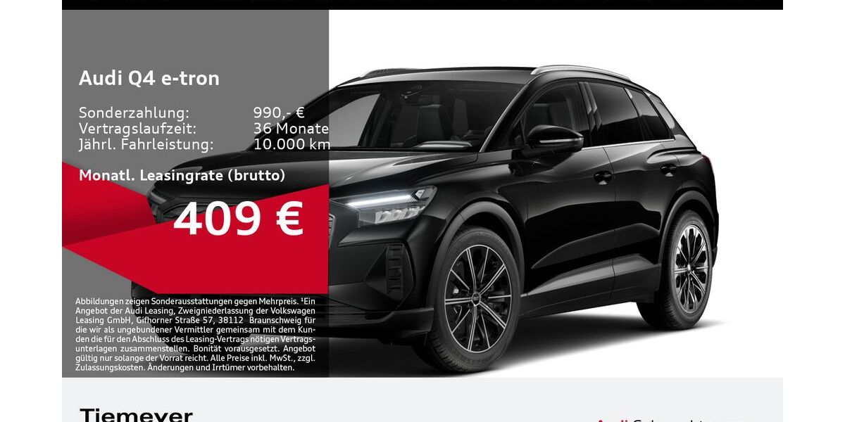 Audi Q4 e-tron 8.898 km 39.740 &euro; Bochum 44809
