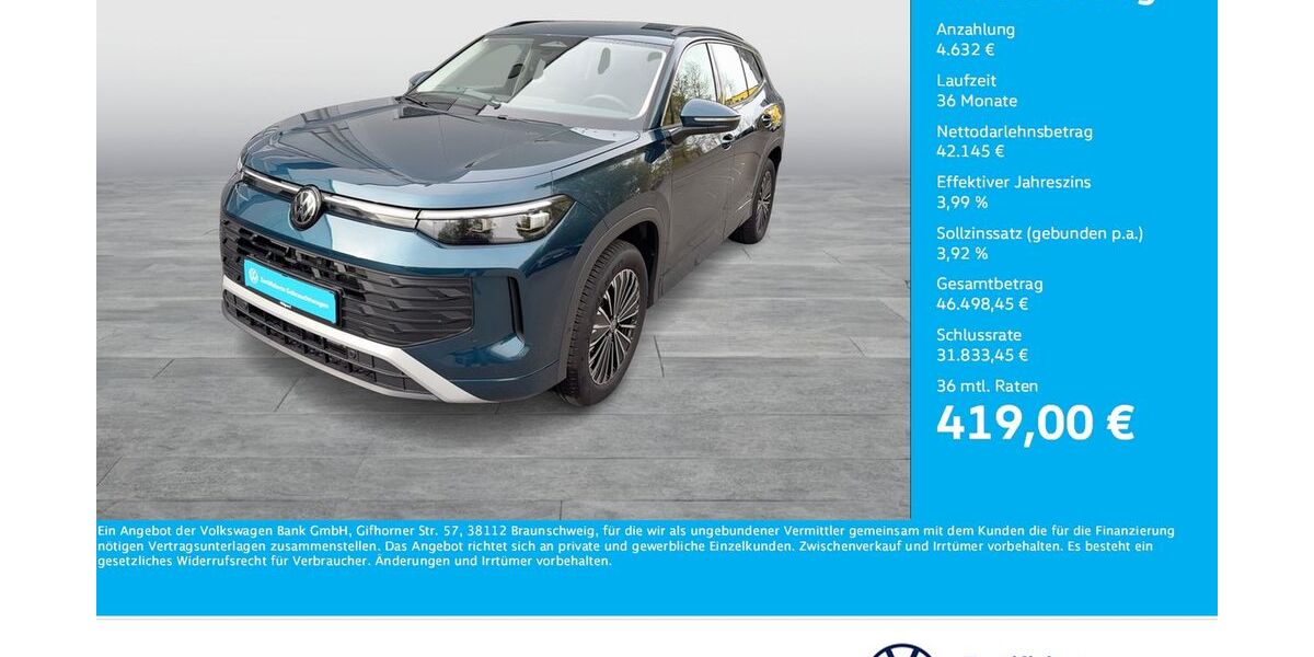 VW Tayron 7.682 km 43.888 &euro; Dortmund 44379