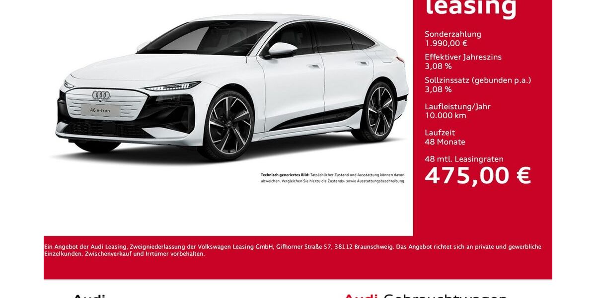 Audi A6 e-tron 7.278 km 53.666 &euro; Dortmund 44143