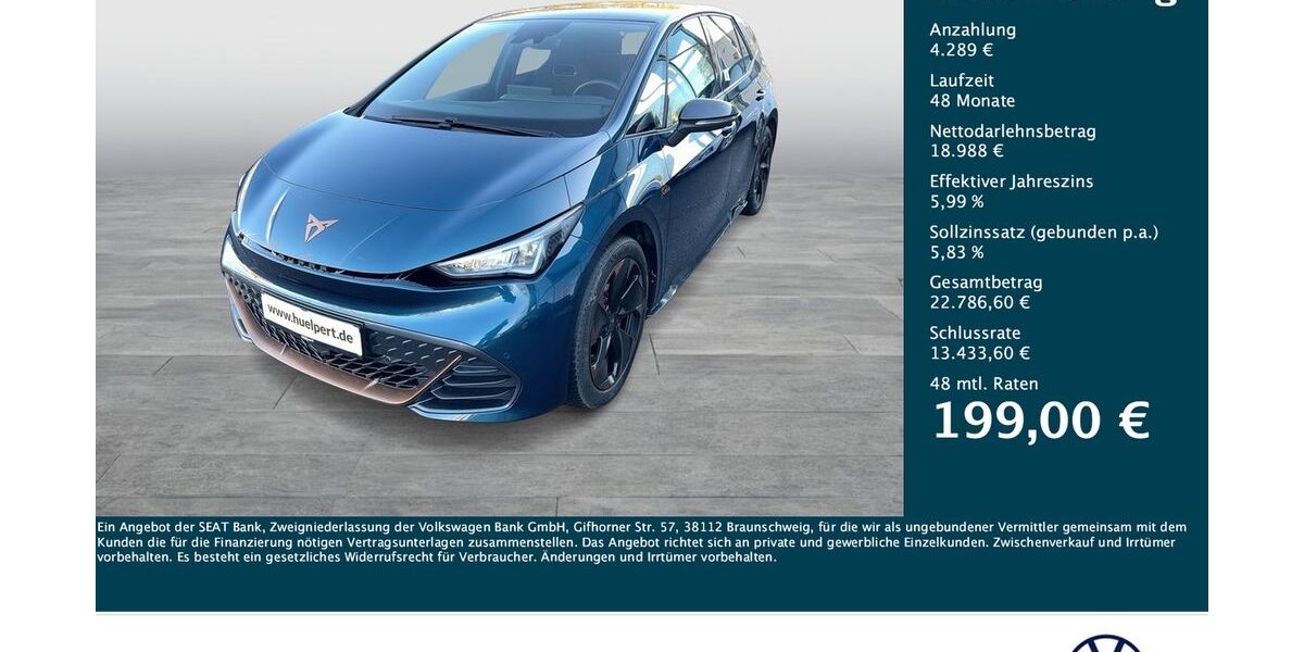 Cupra Born 29.482 km 23.277 &euro; Dortmund 44379