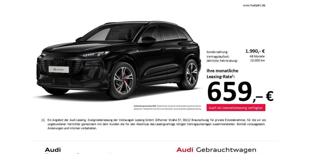 Audi Q6 e-tron 12.273 km 66.811 &euro; Dortmund 44143