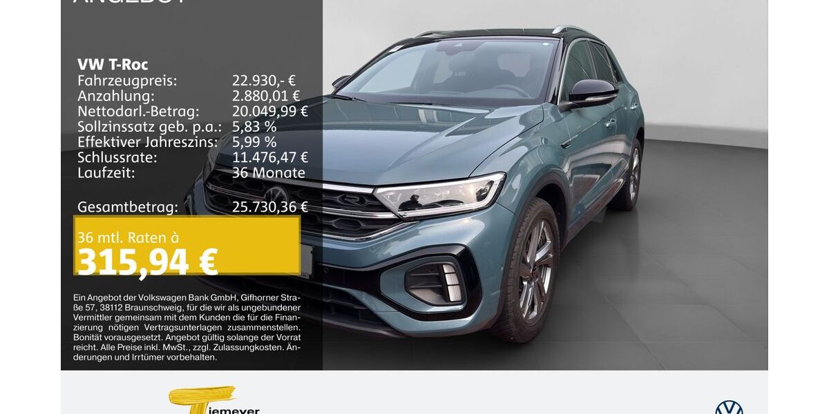 VW T-Roc 46.969 km 22.930 &euro; Recklinghausen 45663