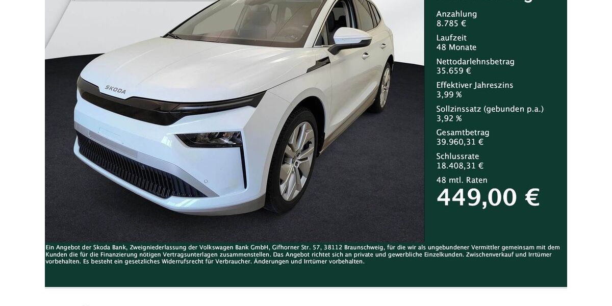 Skoda Enyaq 6.929 km 44.393 &euro; Dortmund 44309