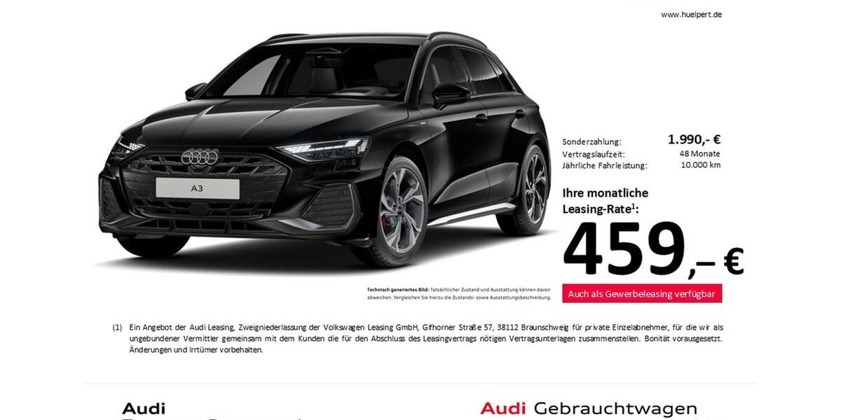 Audi A3 7.908 km 48.411 &euro; Dortmund 44143