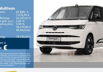 VW T7 Multivan 1.999 km 63.880 &euro; Bochum 44892