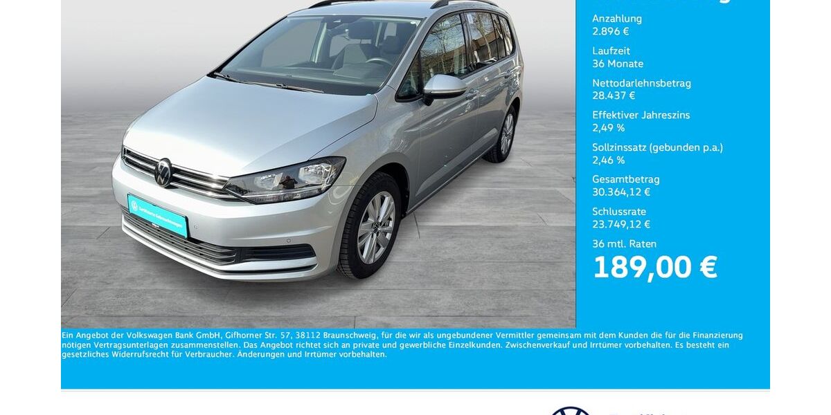 VW Touran 11.055 km 31.333 &euro; Dortmund 44379