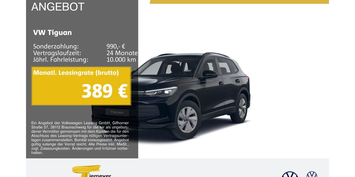 VW Tiguan 10.969 km 32.880 &euro; Marl 45770