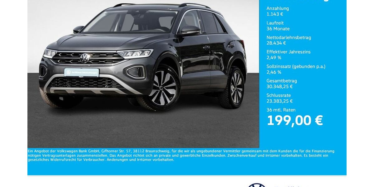 VW T-Roc 18.857 km 26.811 &euro; Dortmund 44379