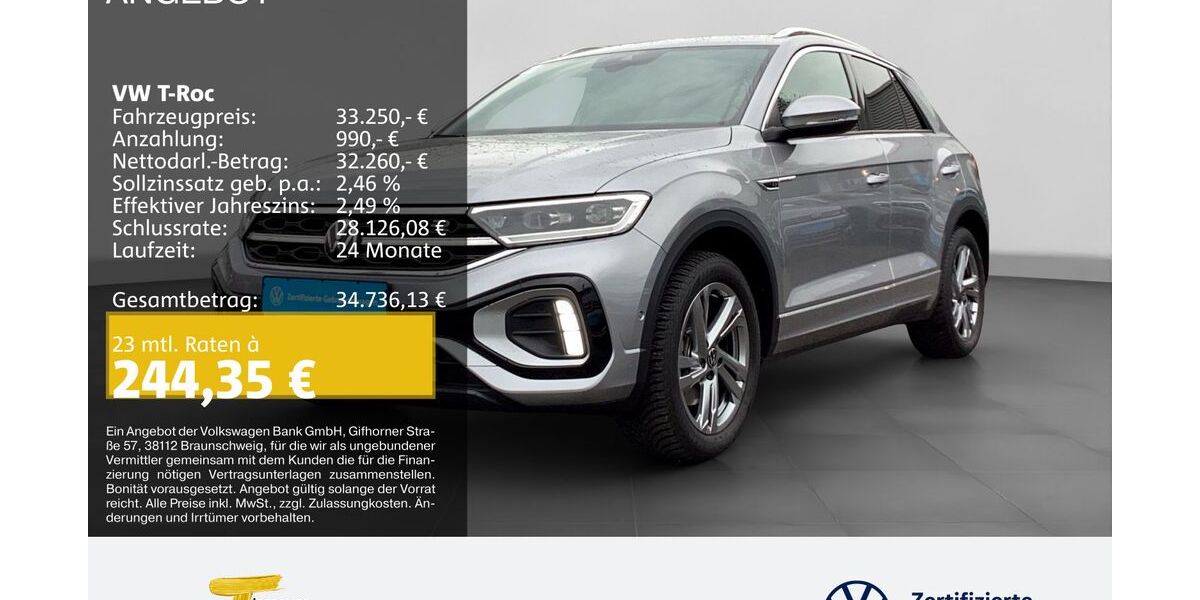 VW T-Roc 10.093 km 32.870 &euro; Herne 44653