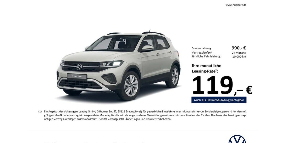 VW T-Cross 6.035 km 22.811 &euro; Dortmund 44141