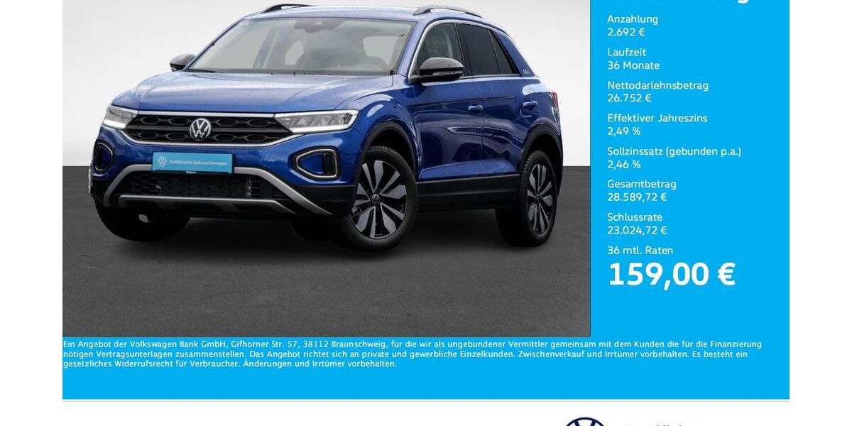 VW T-Roc 7.120 km 26.811 &euro; Dortmund 44141