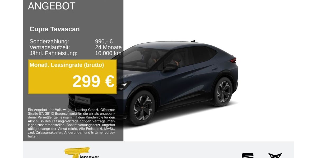 Cupra Tavascan 14.599 km 38.850 &euro; Hemer 58675