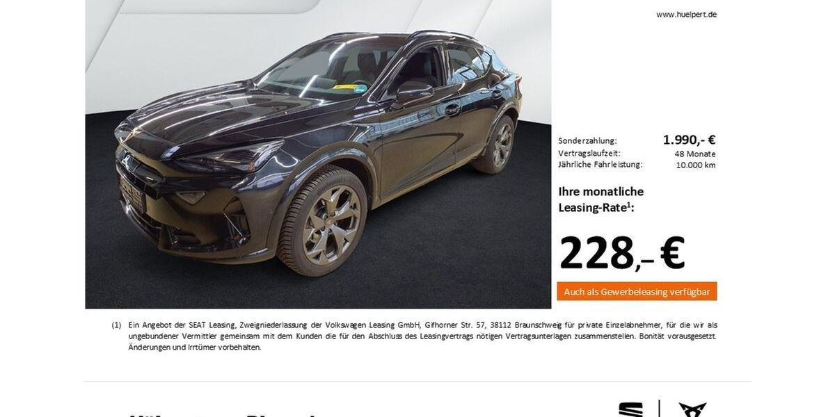 Cupra Formentor 17.229 km 31.778 &euro; Dortmund 44269