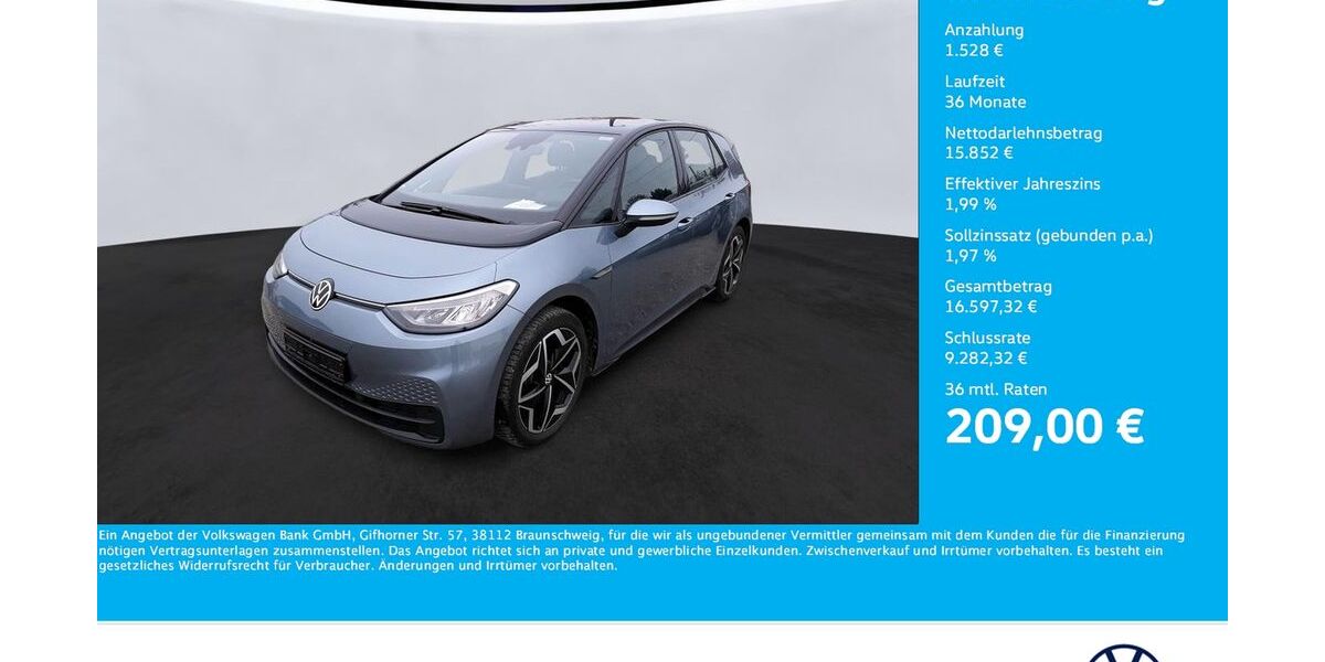 VW ID.3 63.505 km 17.265 &euro; Unna 59423
