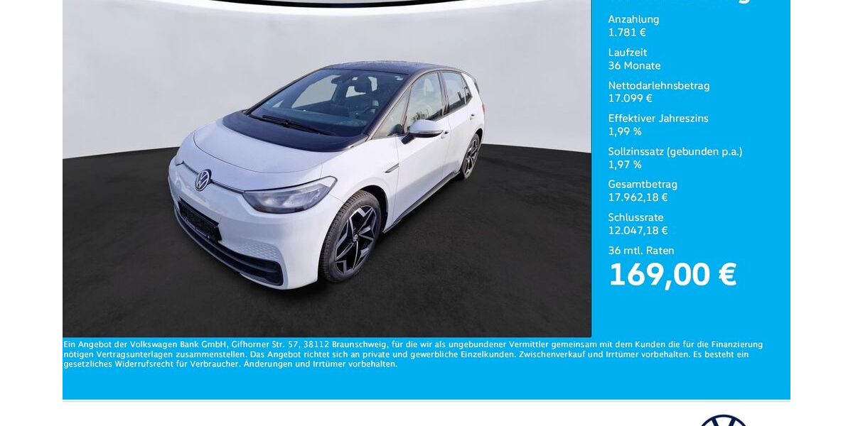 VW ID.3 35.723 km 18.710 &euro; Unna 59423