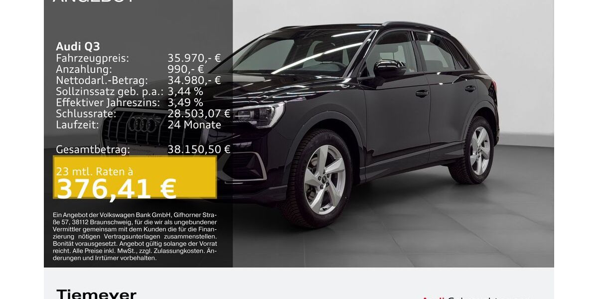 Audi Q3 30.861 km 34.590 &euro; Bochum 44809