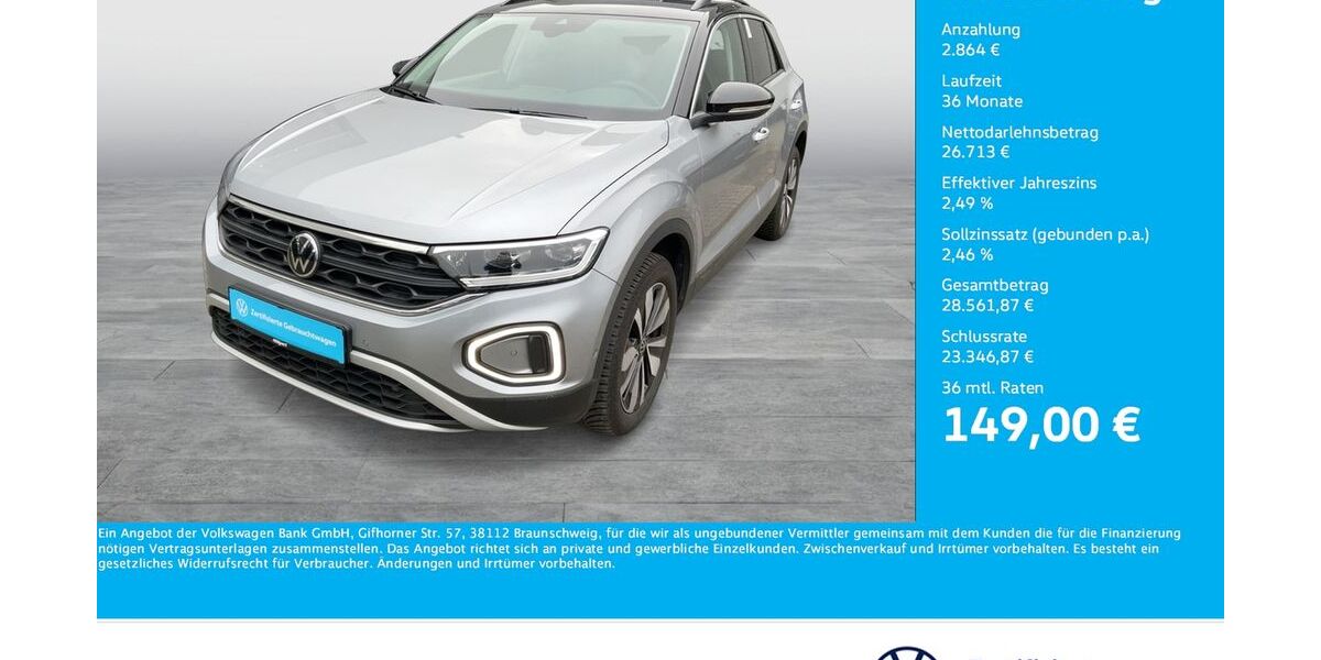 VW T-Roc 19.388 km 26.811 &euro; Dortmund 44141