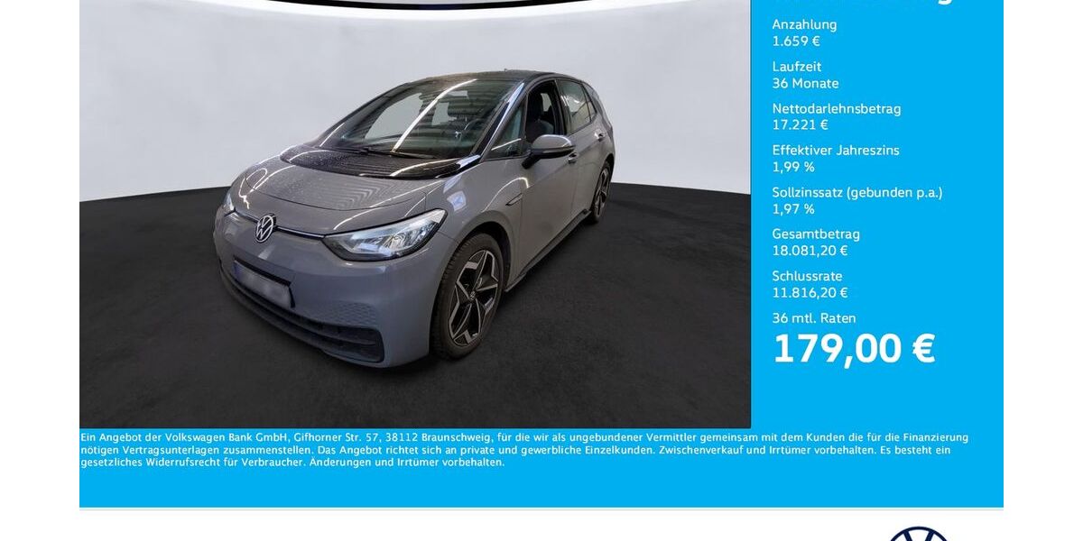 VW ID.3 35.520 km 18.710 &euro; Unna 59423