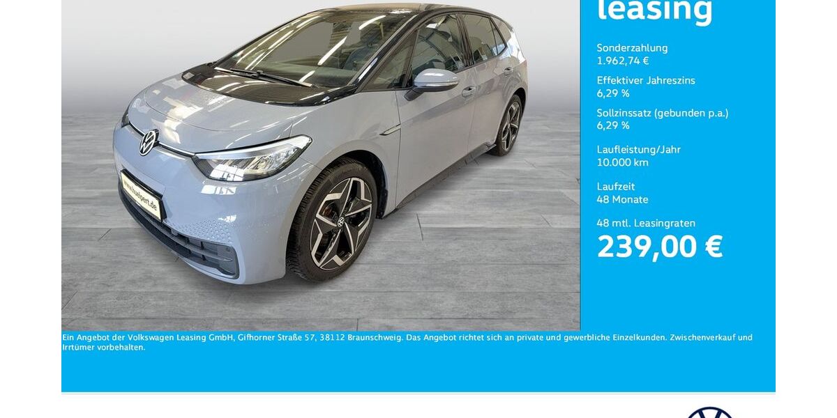 VW ID.3 34.182 km 19.550 &euro; Unna 59423