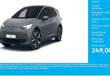 VW ID.3 21.518 km 26.780 &euro; Dortmund 44379
