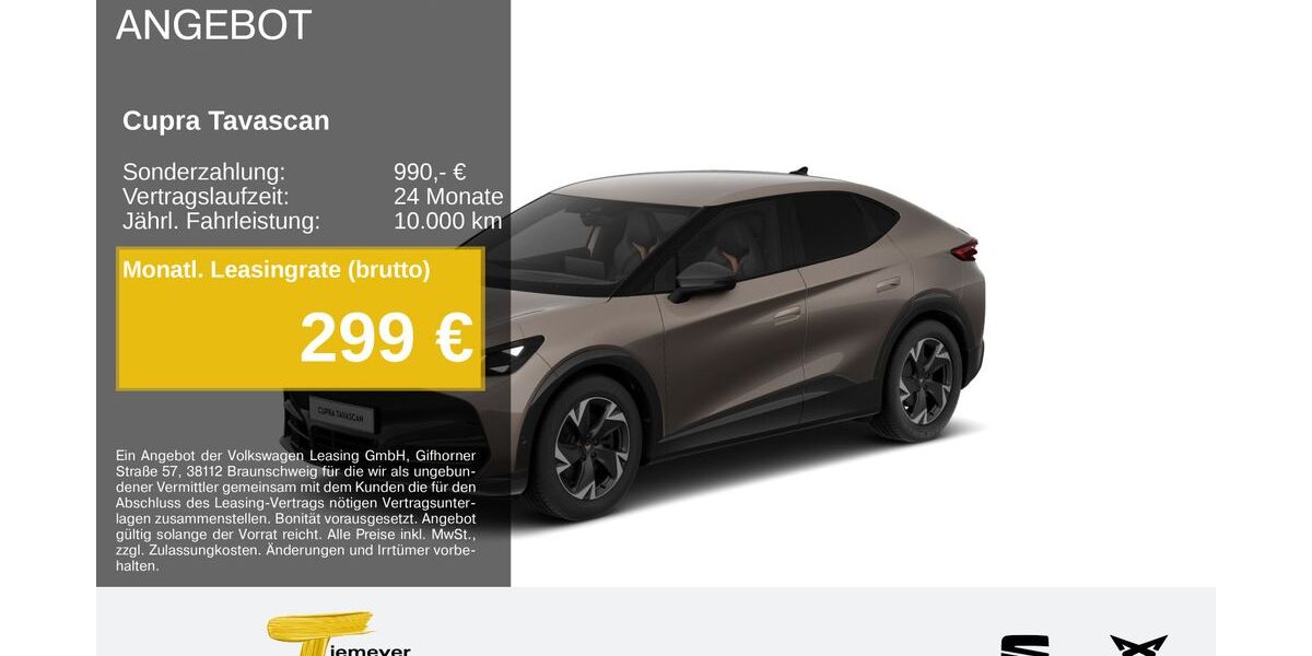 Cupra Tavascan 14.657 km 38.370 &euro; Hemer 58675