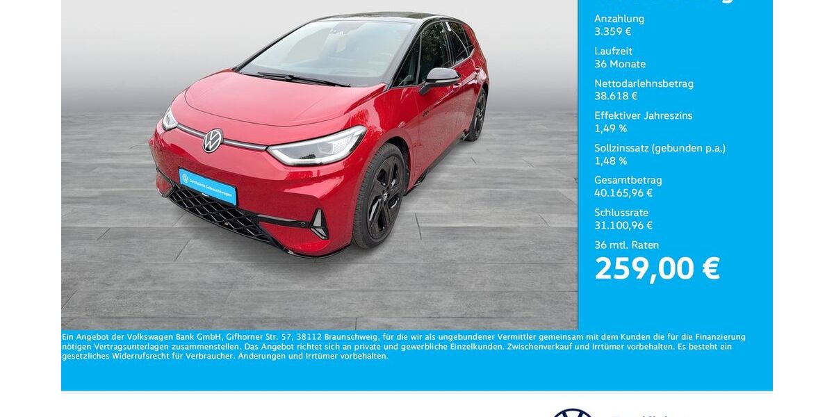 VW ID.3 15.999 km 39.988 &euro; Unna 59423
