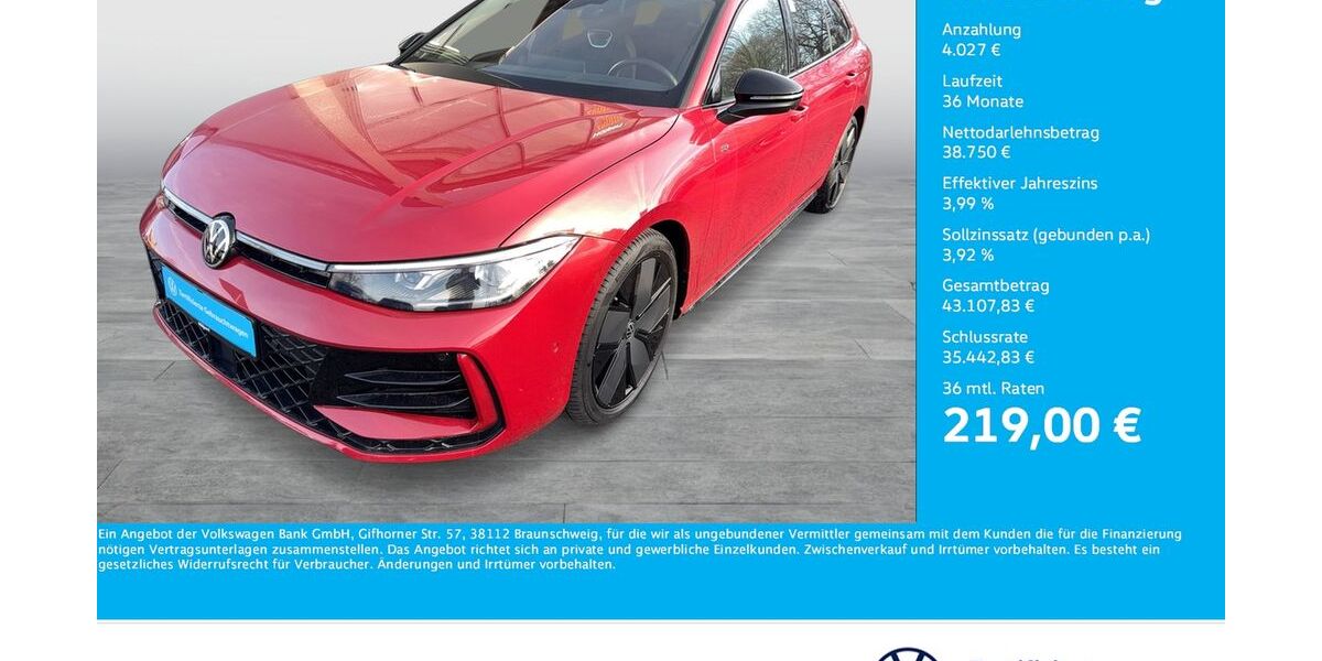 VW Passat Variant 8.573 km 42.777 &euro; Dortmund 44141