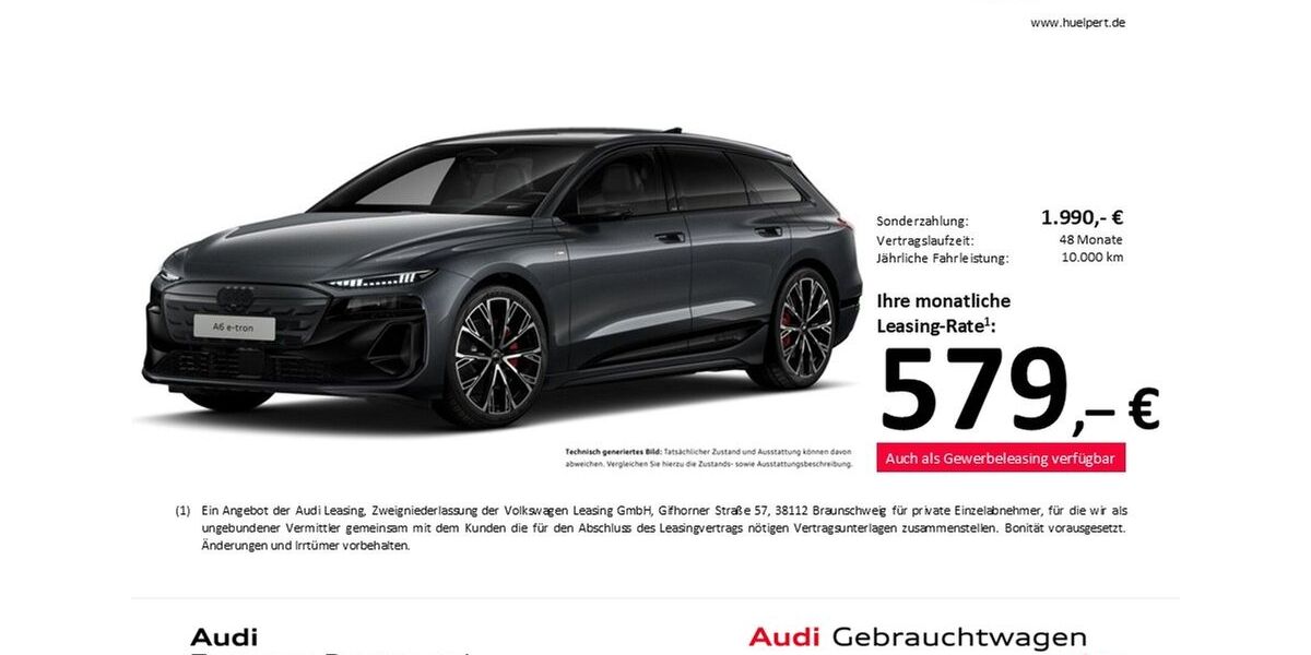 Audi A6 e-tron 15.000 km 68.511 &euro; Dortmund 44143