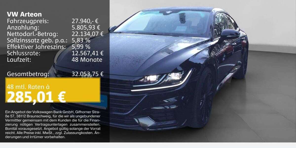 VW Arteon 95.363 km 27.940 &euro; Gelsenkirchen 45894