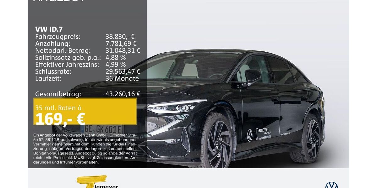 VW ID.7 22.670 km 37.620 &euro; Recklinghausen 45663