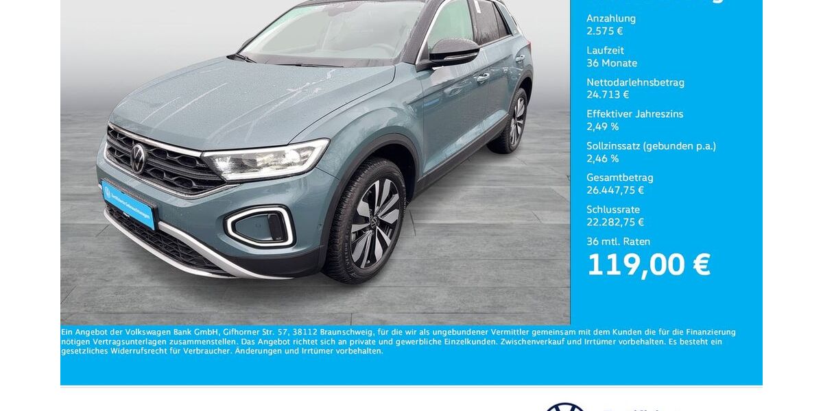 VW T-Roc 19.637 km 27.288 &euro; Bergkamen 59192