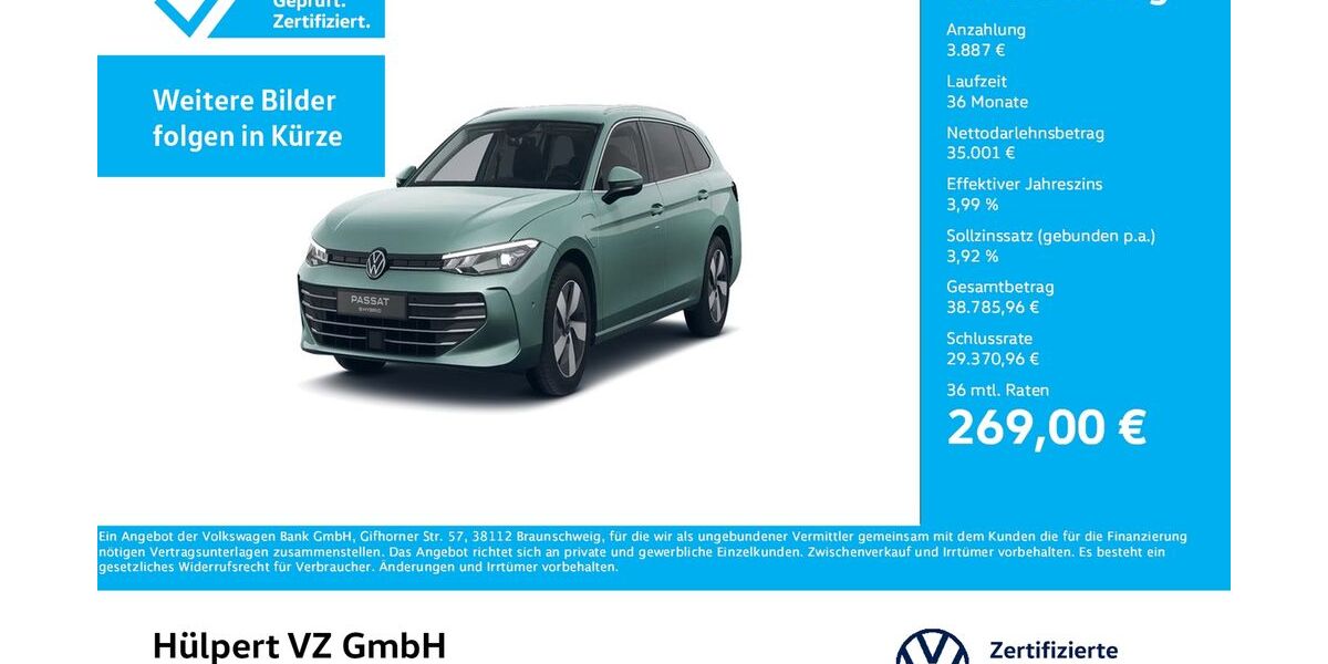 VW Passat Variant 7.612 km 38.466 &euro; Unna 59423