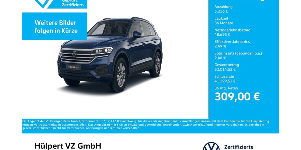 VW Touareg 24.996 km 52.888 &euro; Unna 59423