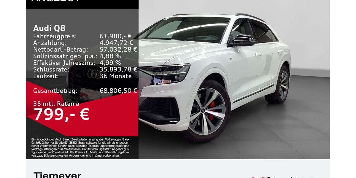 Audi Q8 80.655 km 58.680 &euro; Bochum 44809