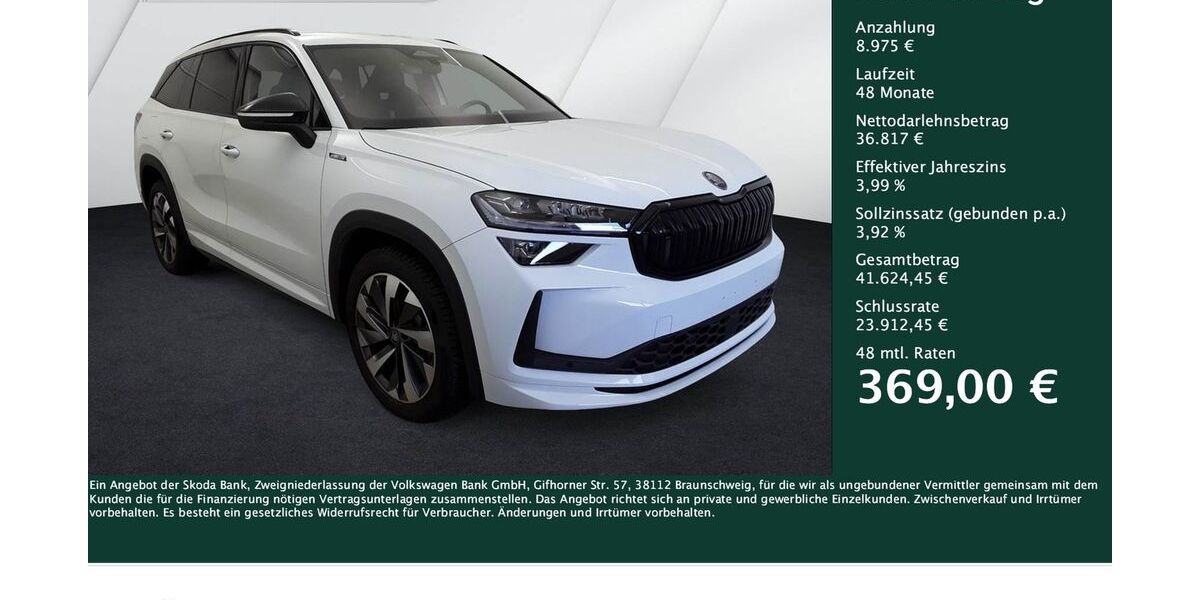 Skoda Kodiaq 7.052 km 45.698 &euro; Dortmund 44269