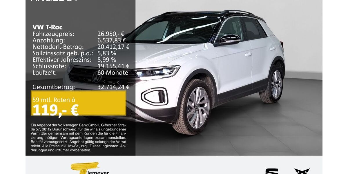 VW T-Roc 12.014 km 26.790 &euro; Bochum 44809