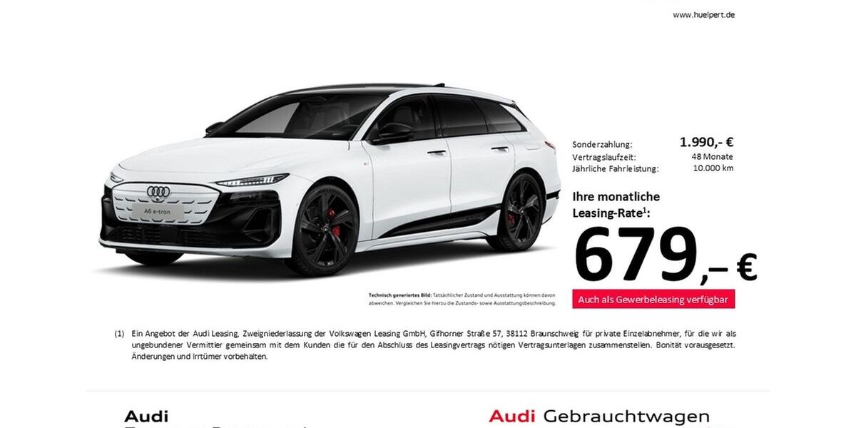 Audi A6 e-tron 15.569 km 75.411 &euro; Dortmund 44143
