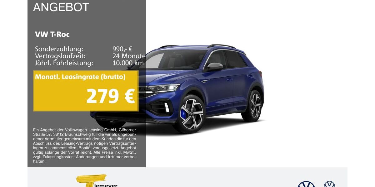 VW T-Roc 17.655 km 35.970 &euro; Marl 45770