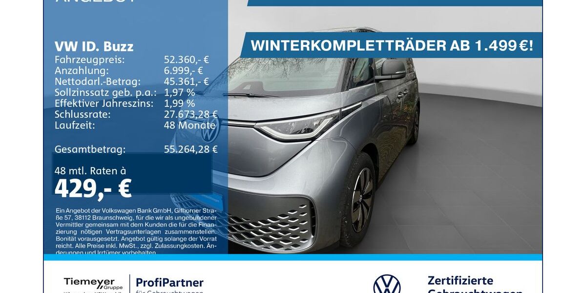 VW ID. Buzz 27.343 km 52.360 &euro; Recklinghausen 45663