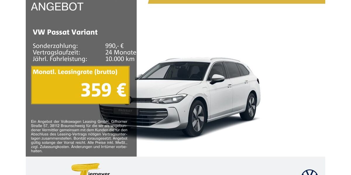 VW Passat Variant 19.852 km 33.980 &euro; Bochum 44892