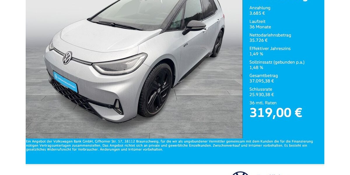 VW ID.3 16.563 km 38.777 &euro; Bergkamen 59192