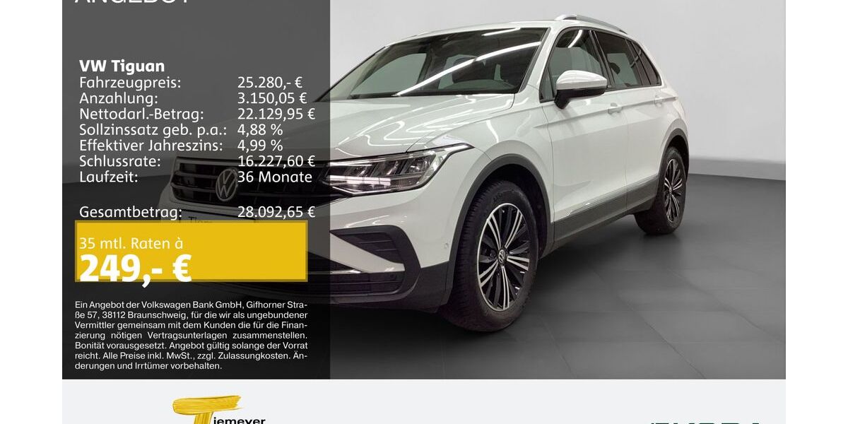 VW Tiguan 58.226 km 23.480 &euro; Bochum 44809