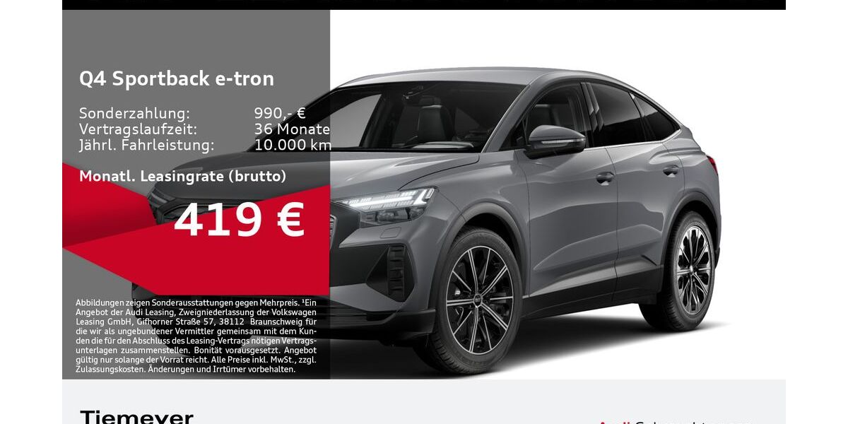 Audi Q4 e-tron 9.437 km 43.490 &euro; Bochum 44809