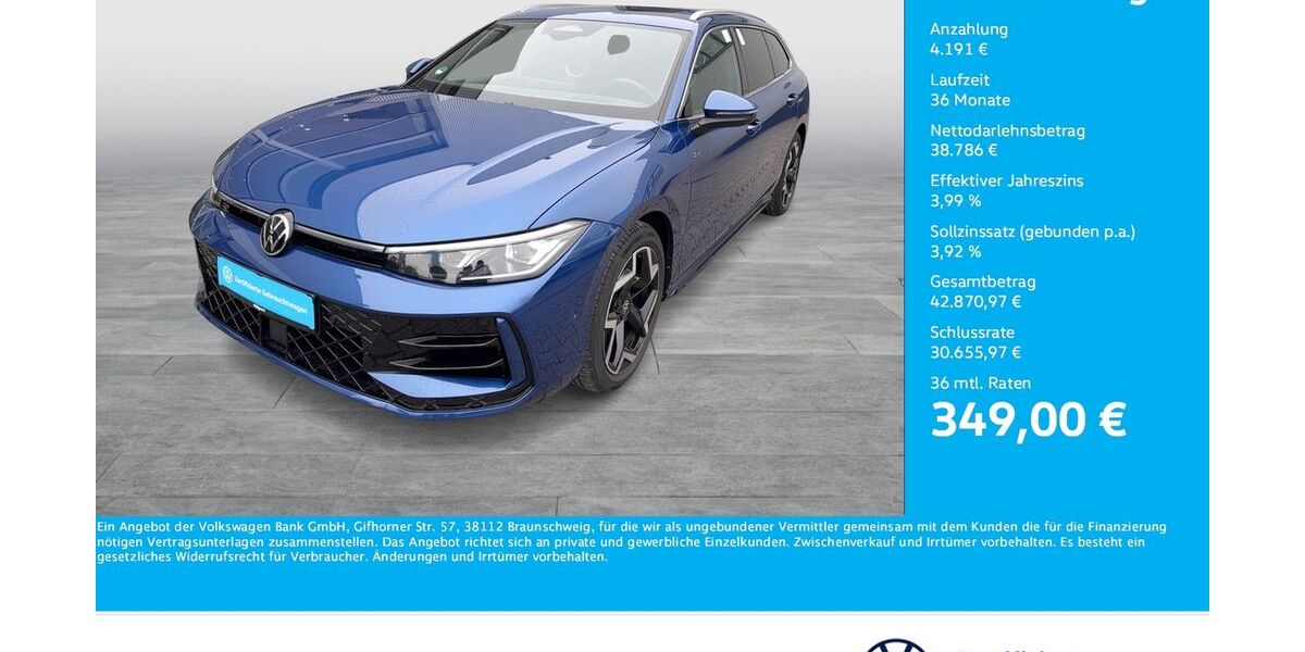 VW Passat Variant 22.314 km 41.444 &euro; Dortmund 44141